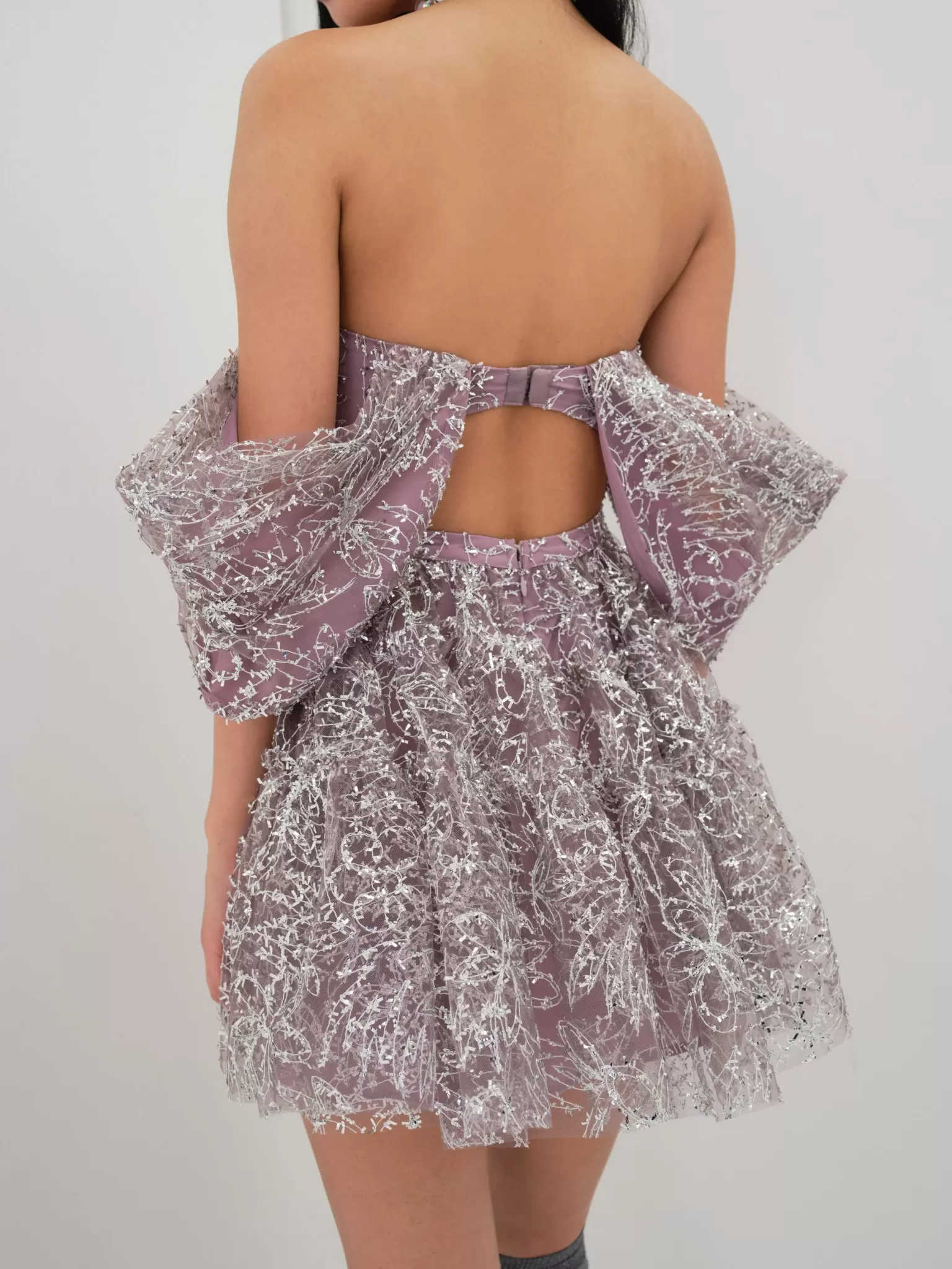 Best For Love & Lemons Brynne Mini Dress Purple