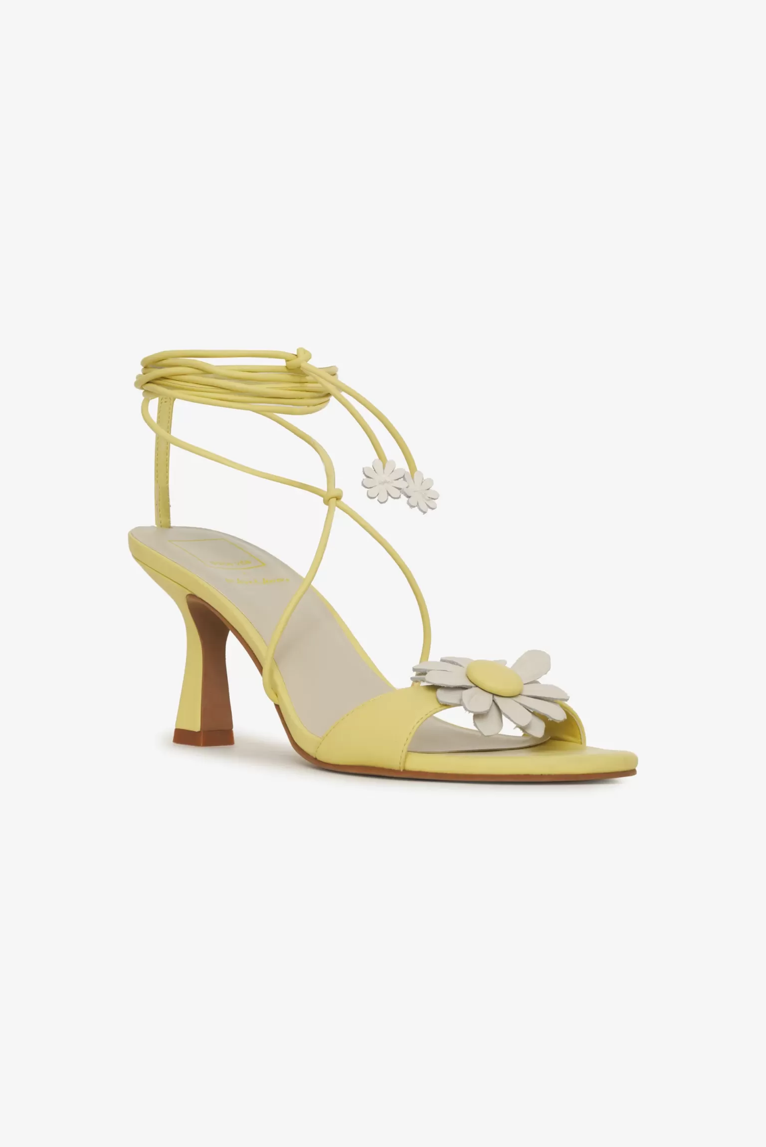 Flash Sale For Love & Lemons Daizy Heels Yellow