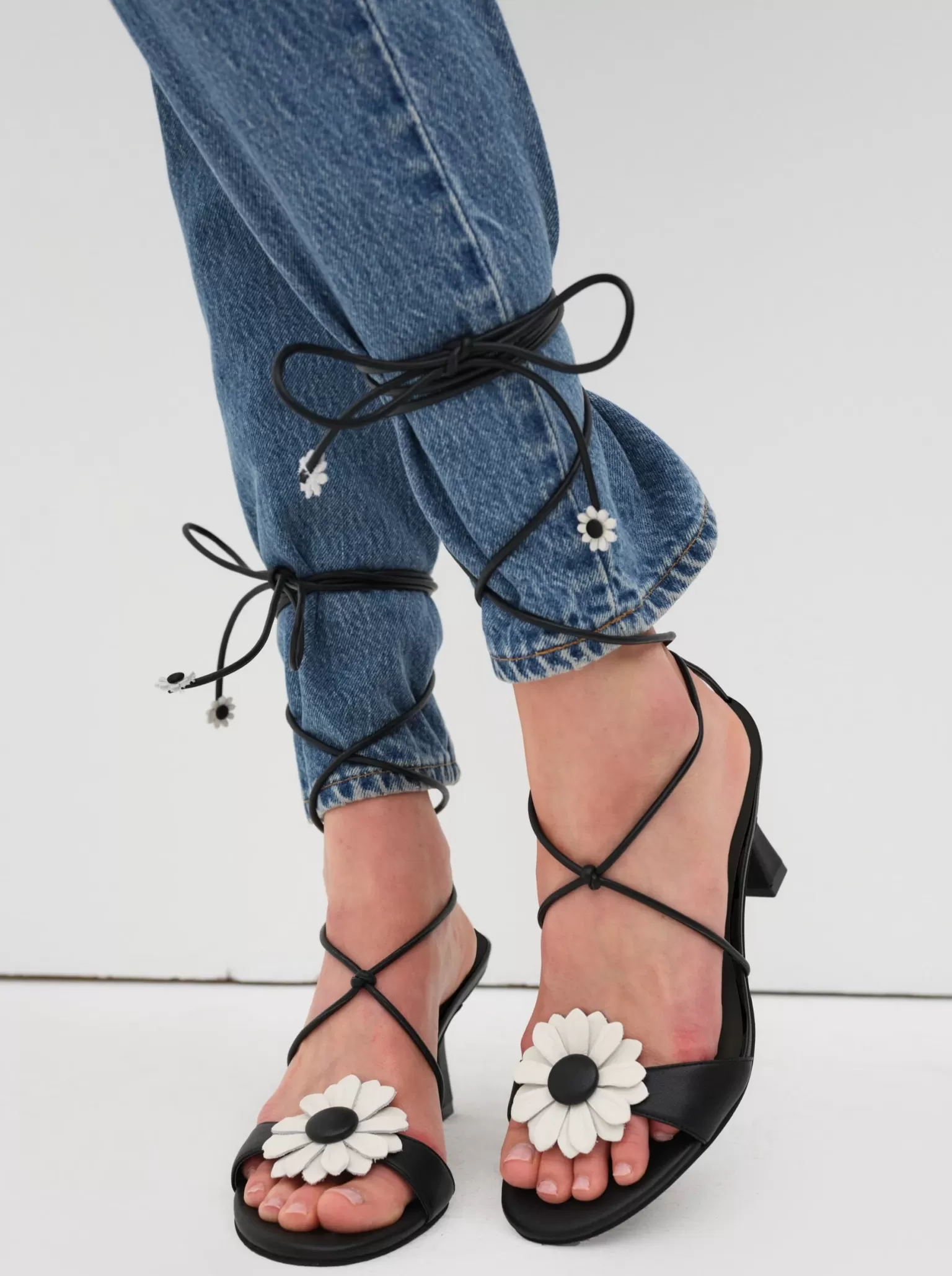 Sale For Love & Lemons Daizy Heels Black