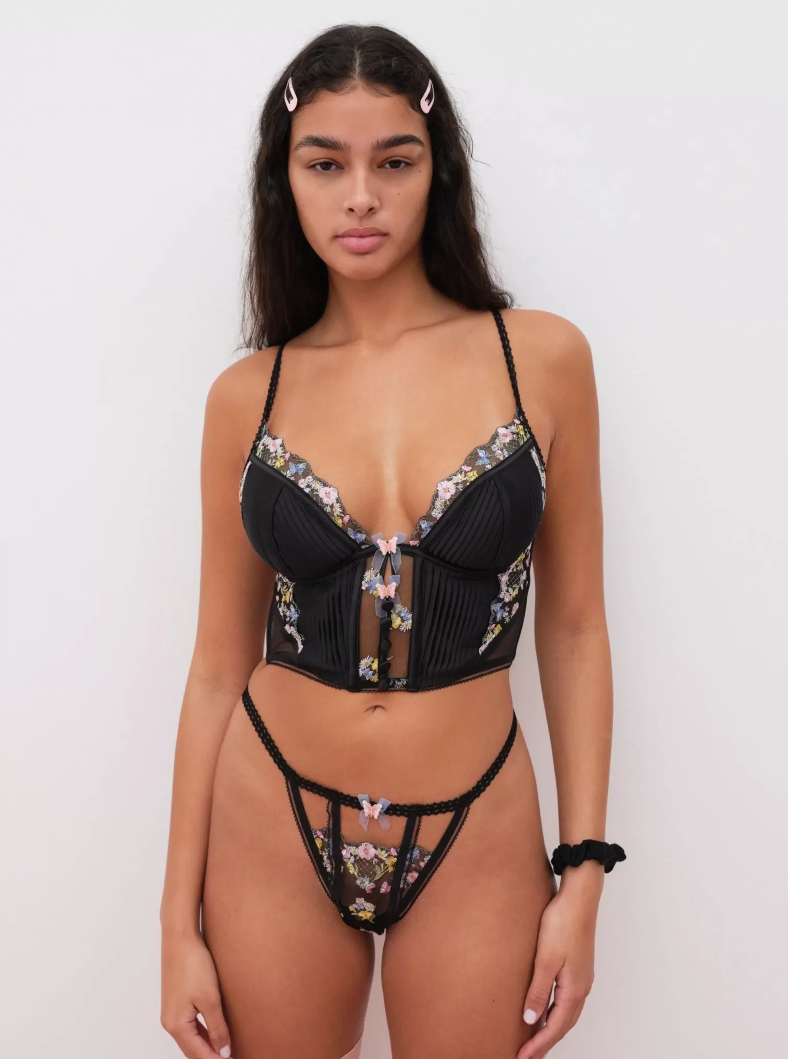 Cheap For Love & Lemons Elektra Bustier Black