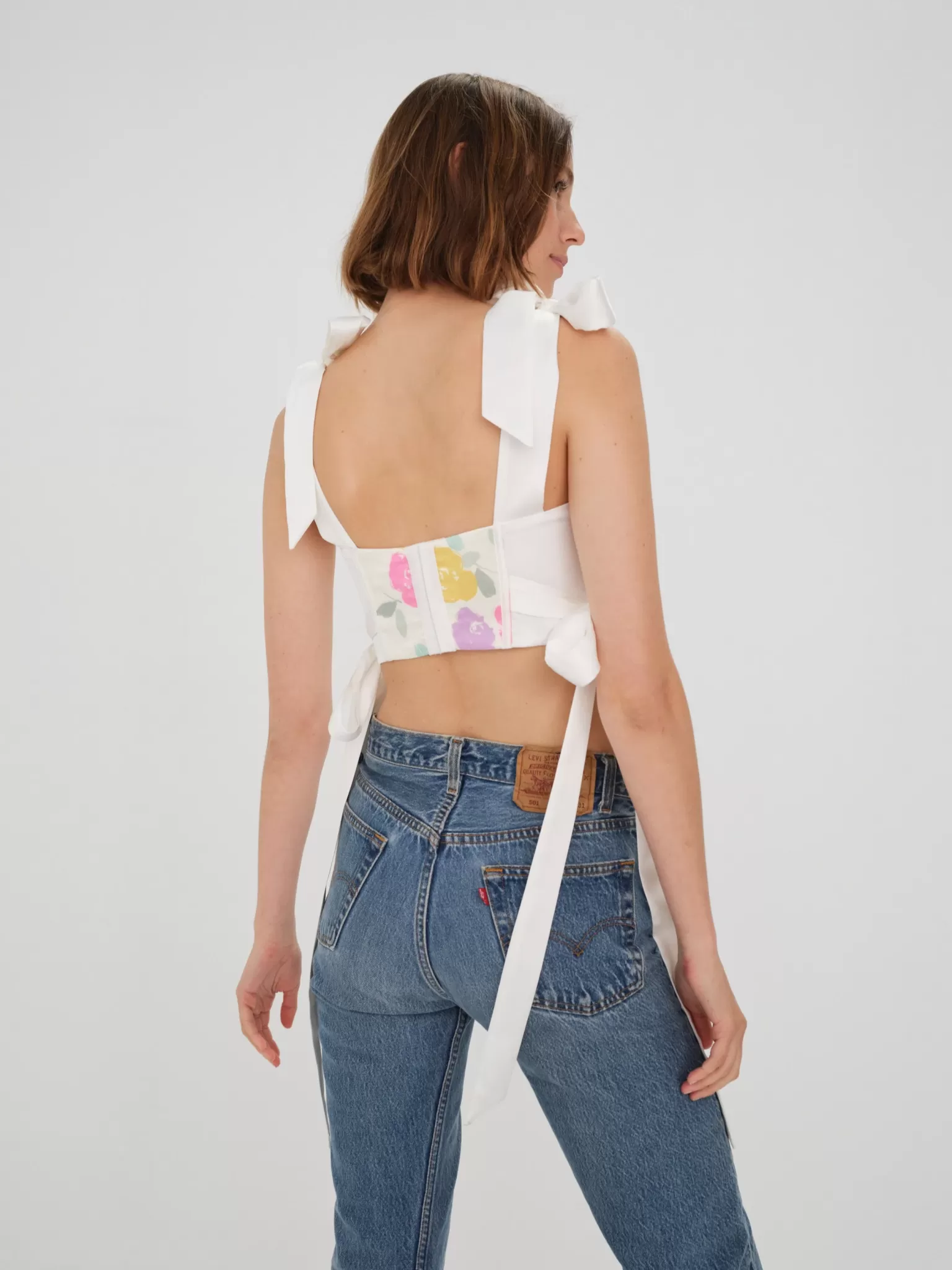 Cheap For Love & Lemons Eugene Bustier Top Multi