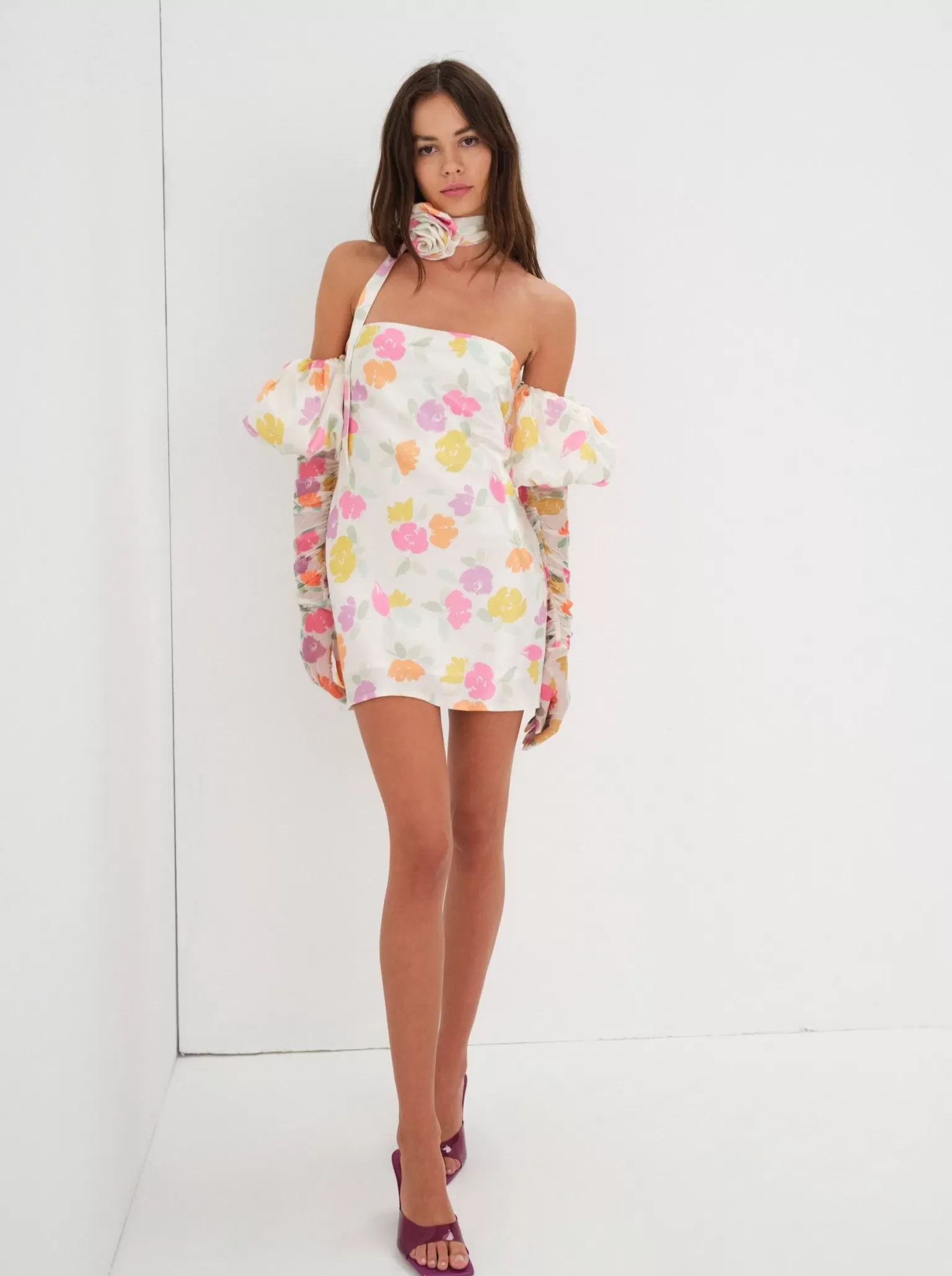 Flash Sale For Love & Lemons Hazel Mini Dress Multi