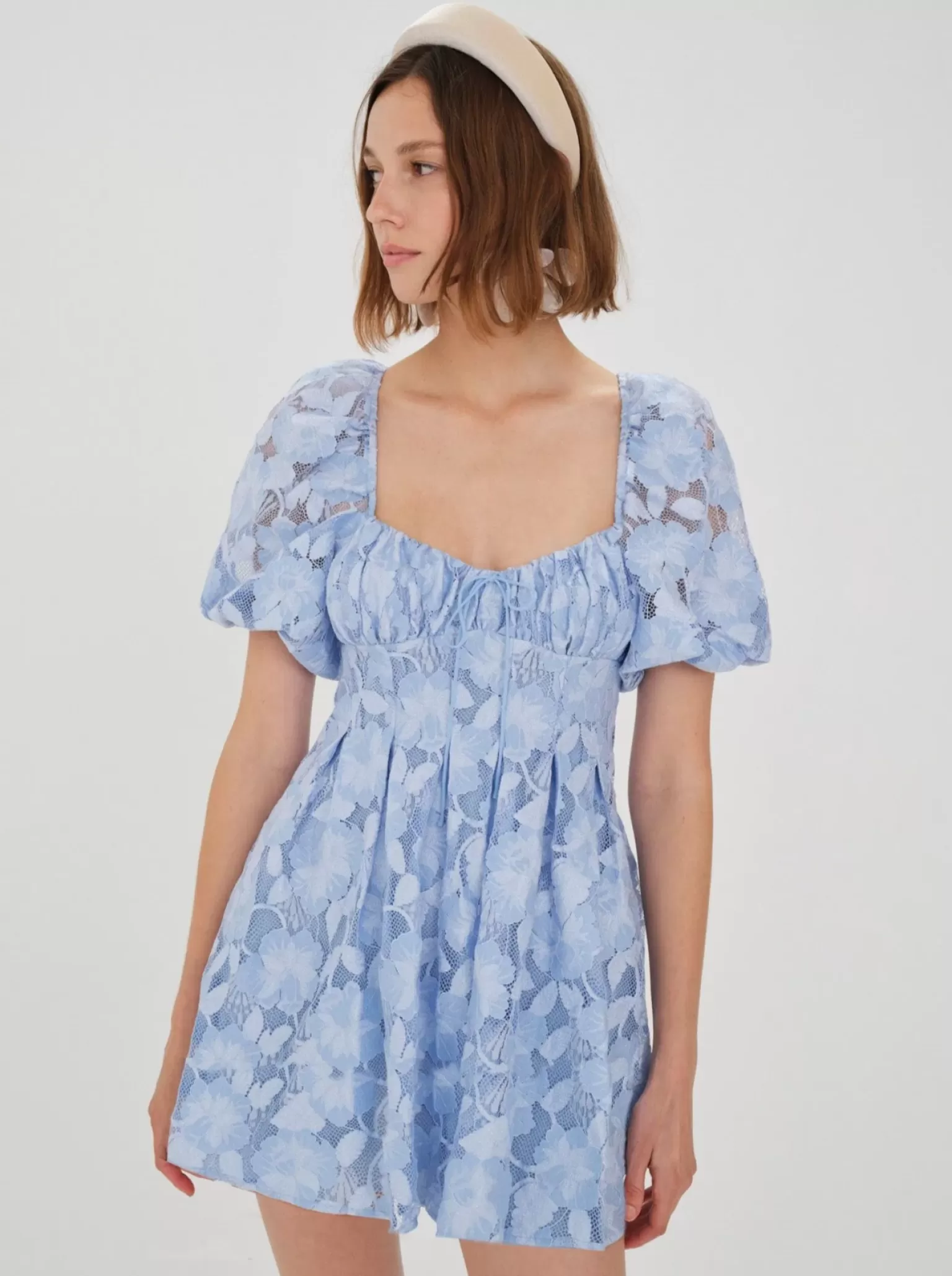 Hot For Love & Lemons Honey Mini Dress Blue