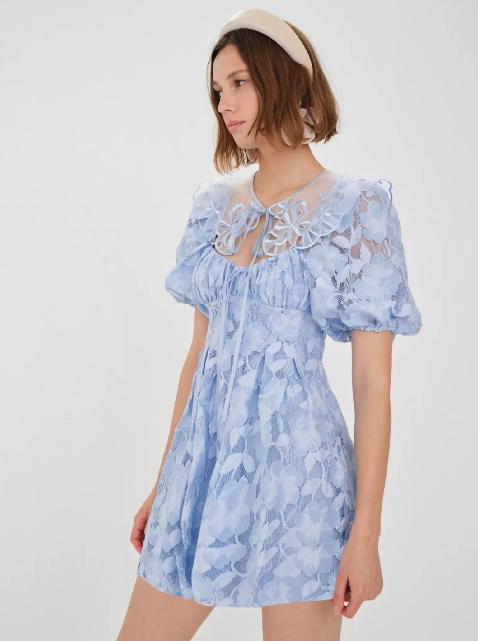 Hot For Love & Lemons Honey Mini Dress Blue