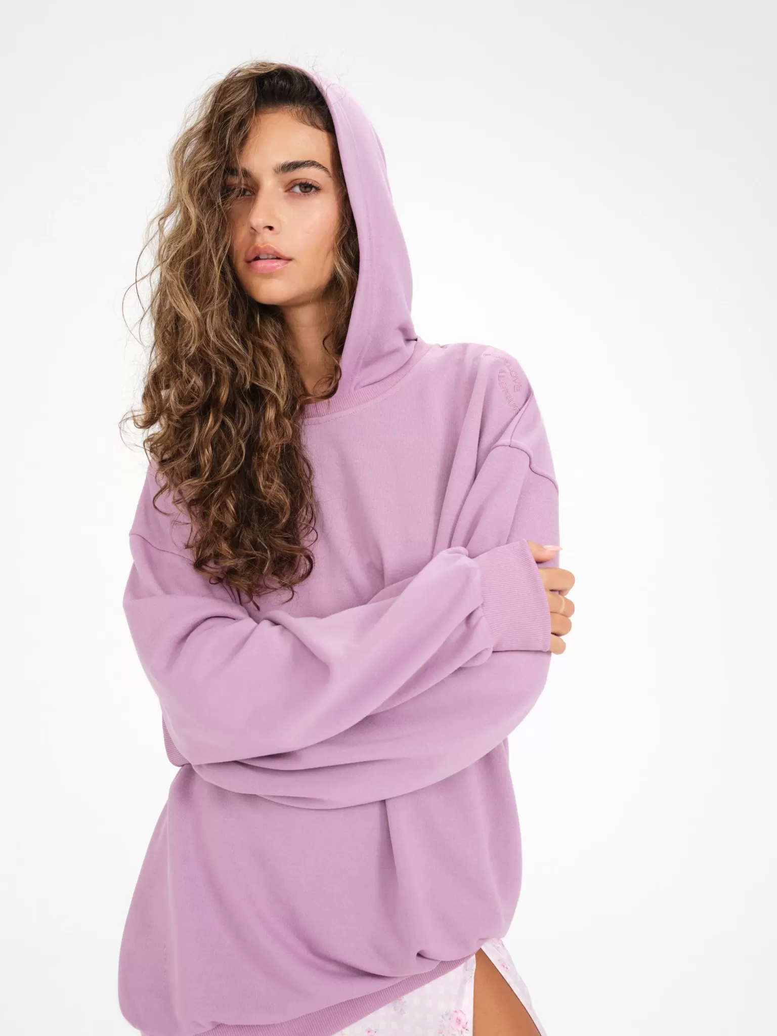 Hot For Love & Lemons Hooded Sweatshirt Purple