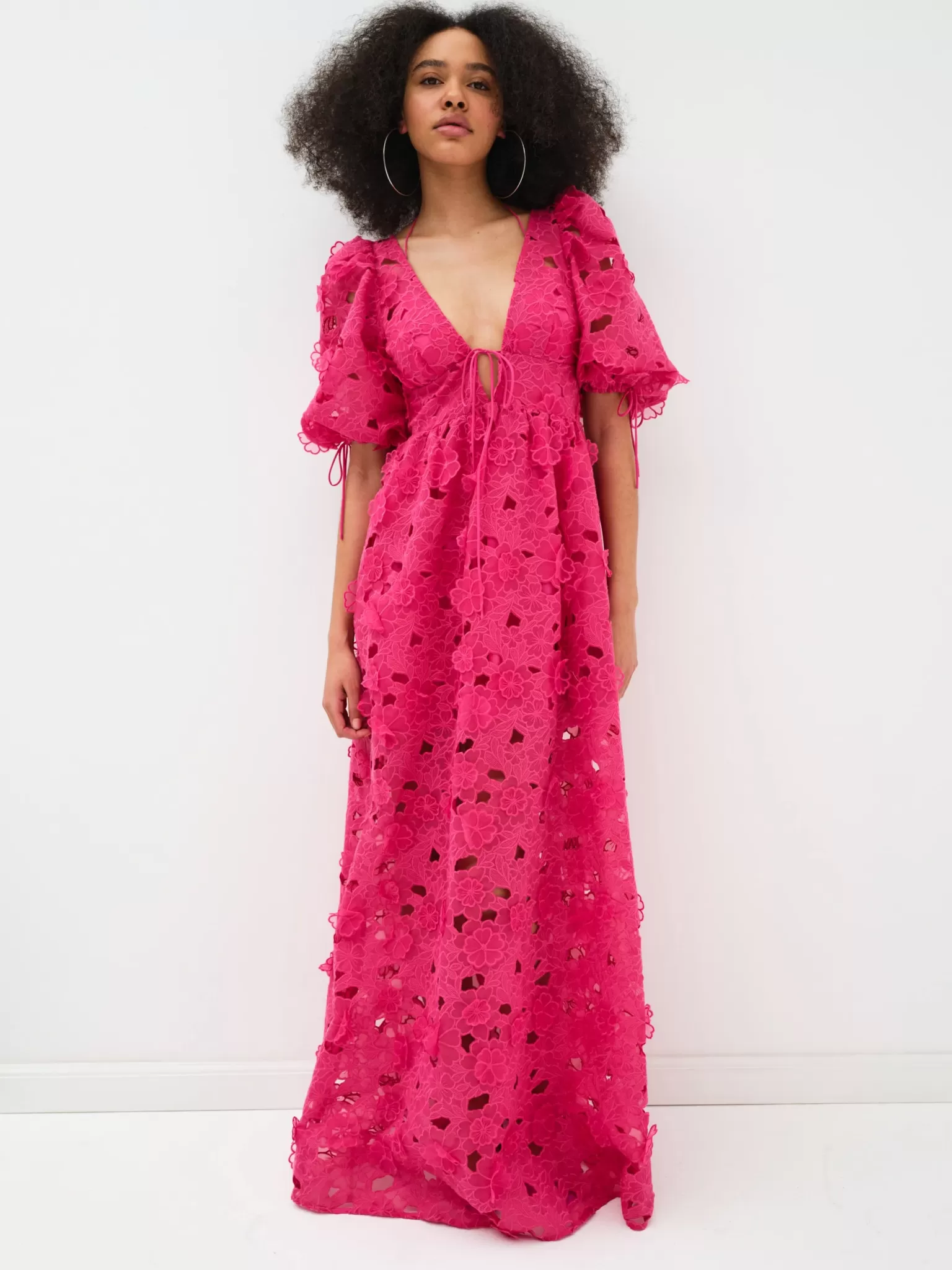 Discount For Love & Lemons Leighton Maxi Dress Pink