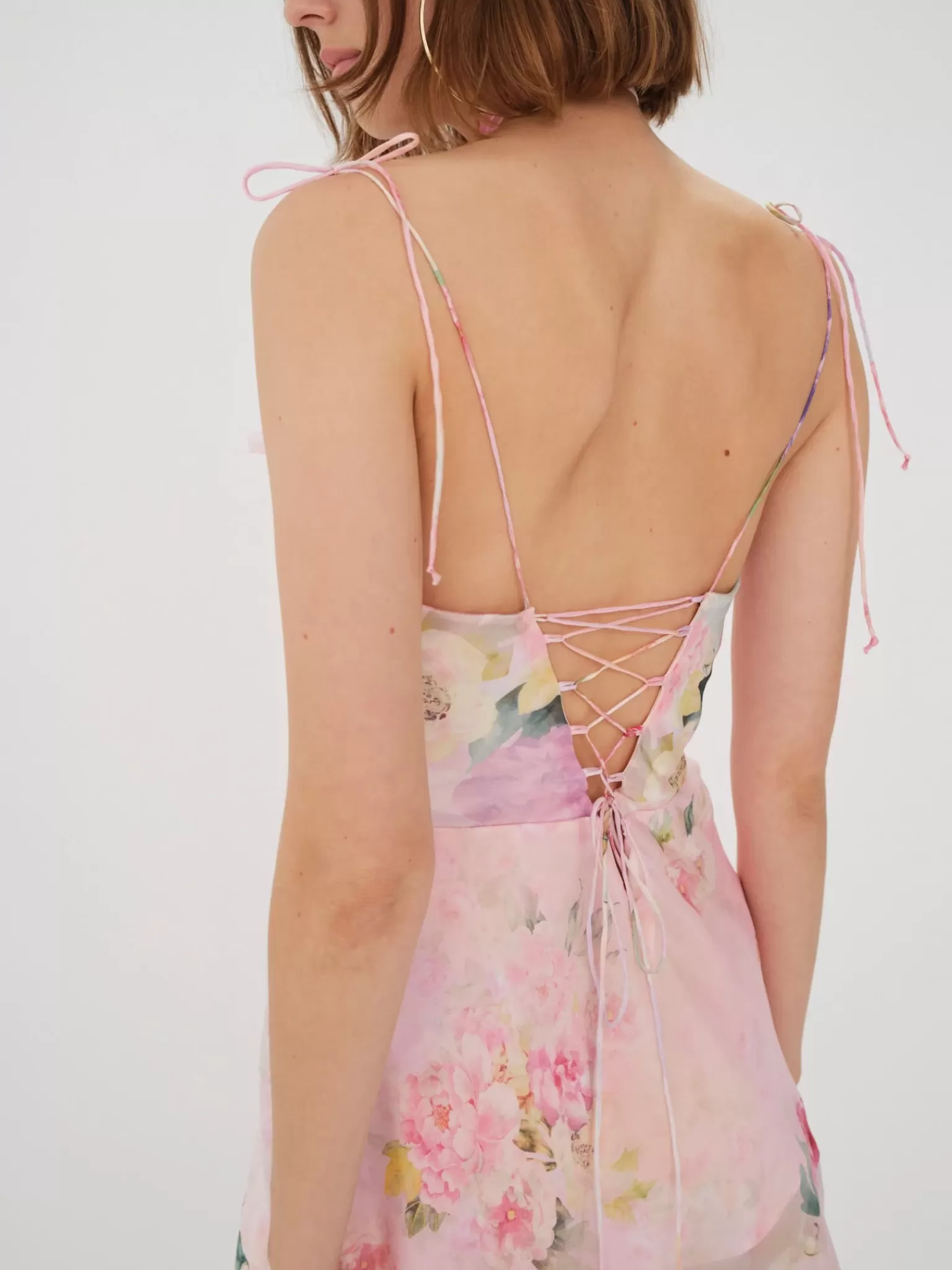 Clearance For Love & Lemons Lisa Maxi Dress Pink