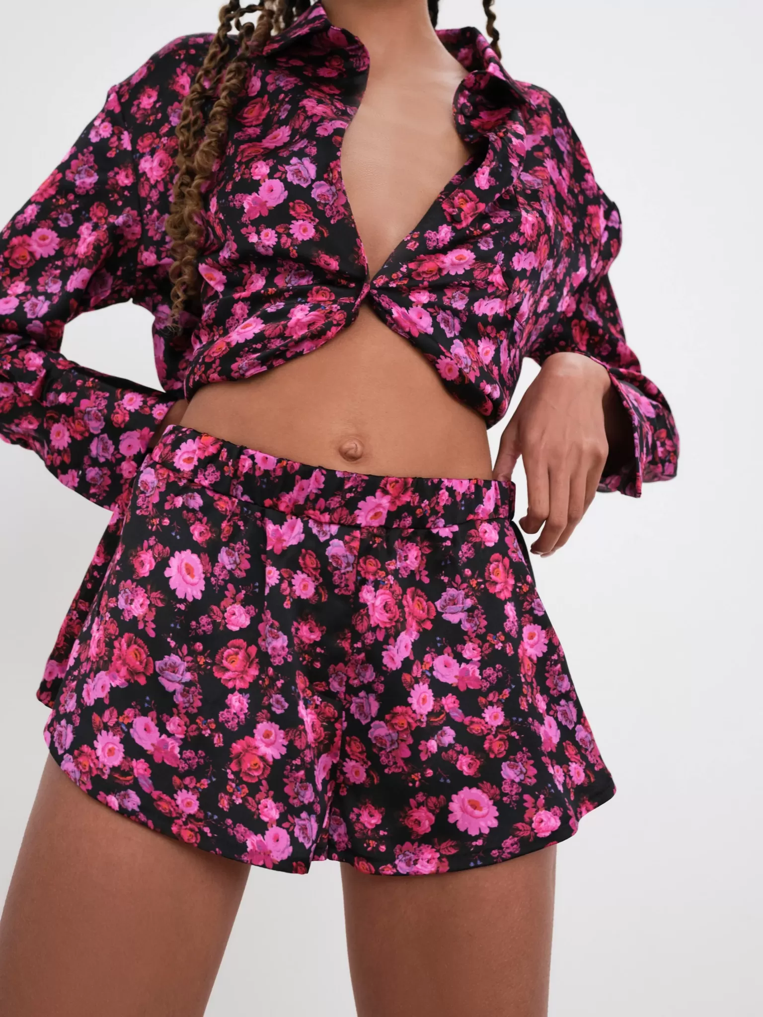 Cheap For Love & Lemons Lola Pj Short Black