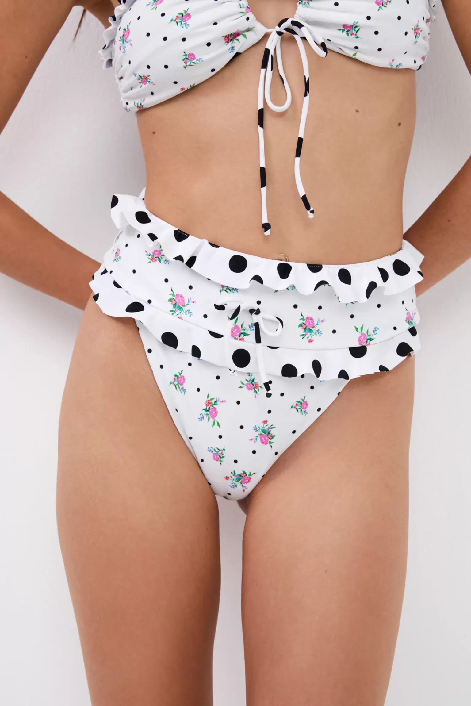 Outlet For Love & Lemons Rosewater Highwaist Bottom White