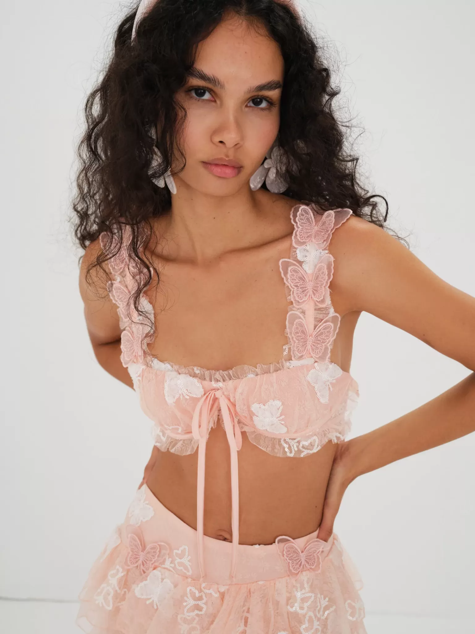 Discount For Love & Lemons Sorcha Bra Top Orange