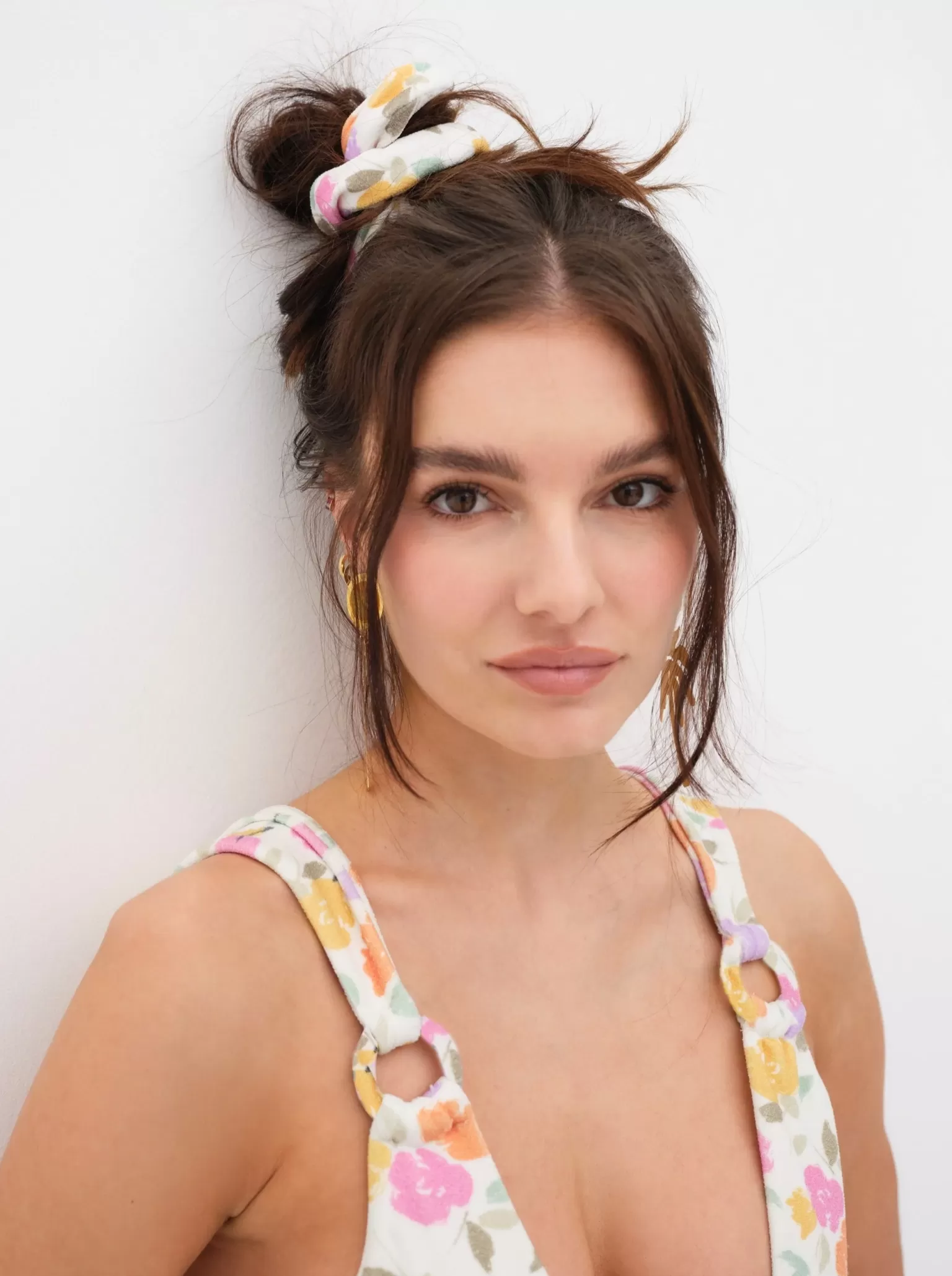 Online For Love & Lemons Venetia Scrunchie Beige